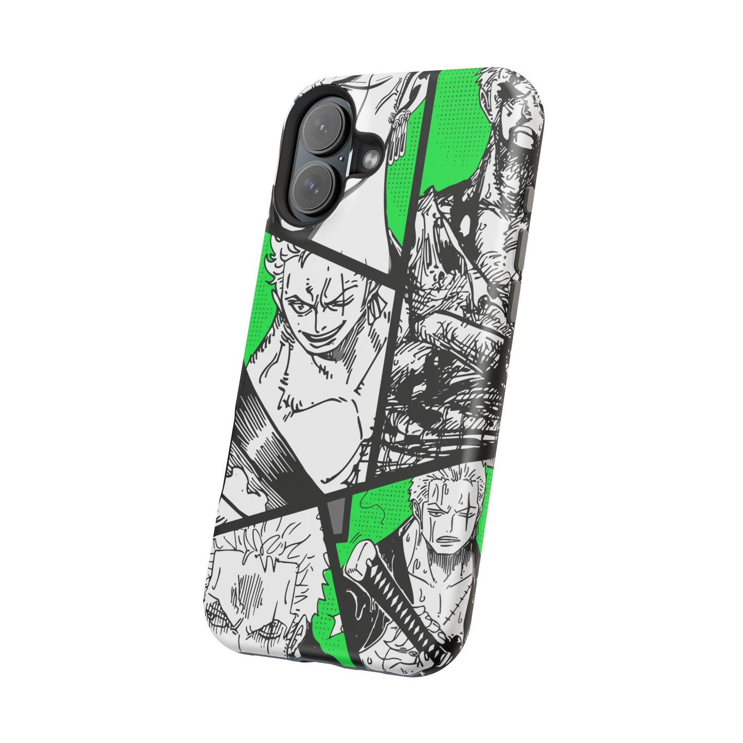 Zoro Magnetic Tough iPhone Case – Embrace the Spirit of the Swordsman