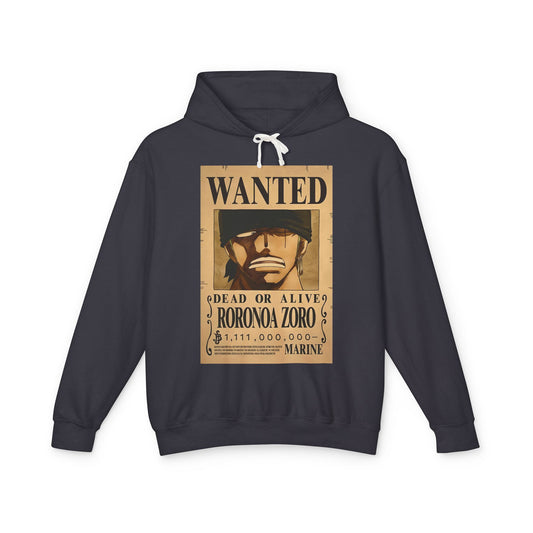 Roronoa Zoro Wanted Poster Hoodie – One Piece Pirate Hoodie