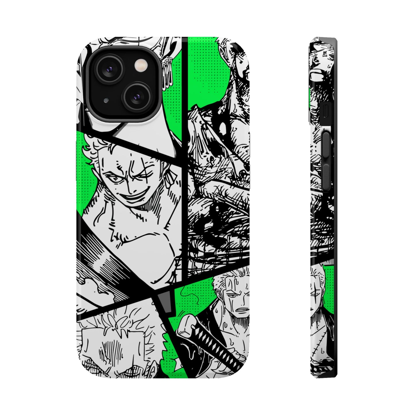 Zoro Magnetic Tough iPhone Case – Embrace the Spirit of the Swordsman