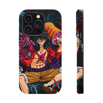 Monkey D. Luffy Magnetic Tough Case – Bold Straw Hat Captain Design