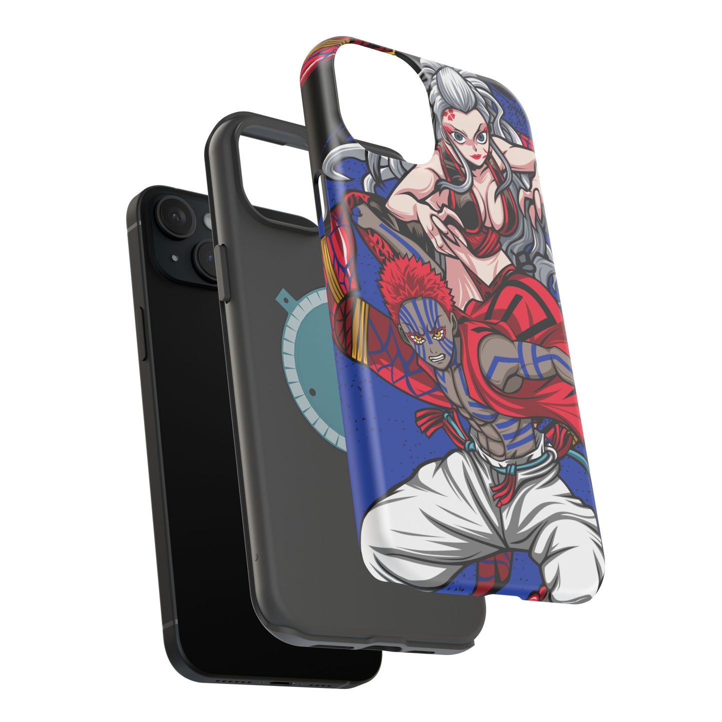 Akaza & Daki Tough Magnetic Case – Durable Anime-Inspired Design