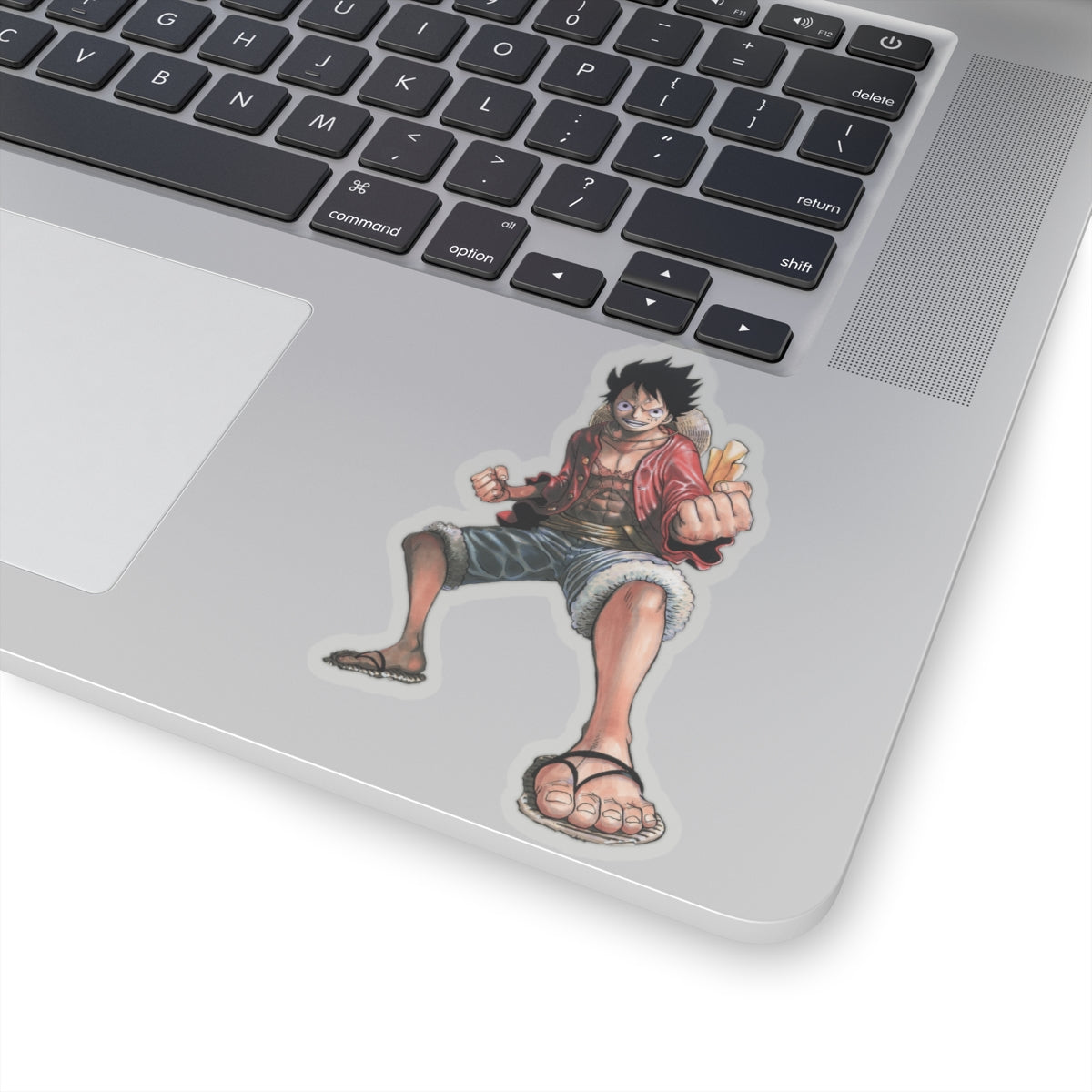 Luffy's Determined Stance Vinyl Sticker – Perfect for One Piece Fans