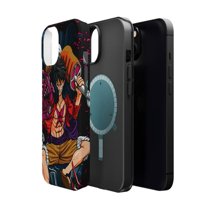 Monkey D. Luffy Magnetic Tough Case – Bold Straw Hat Captain Design