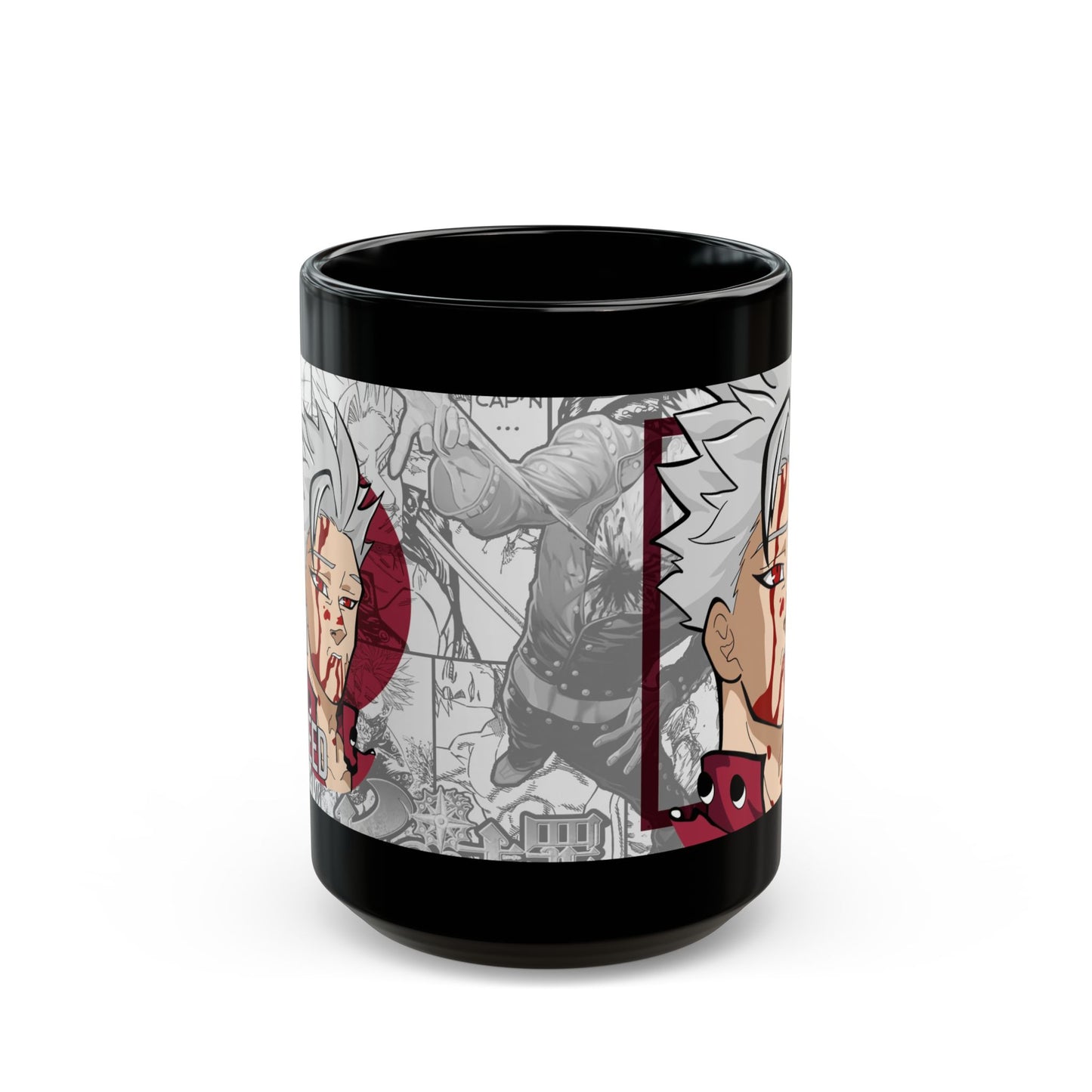 Ban – Sin of Greed Black Ceramic Mug – Seven Deadly Sins Inspired