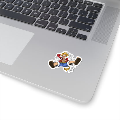 Gear 5 Luffy Sticker – Unleash Joy and Chaos