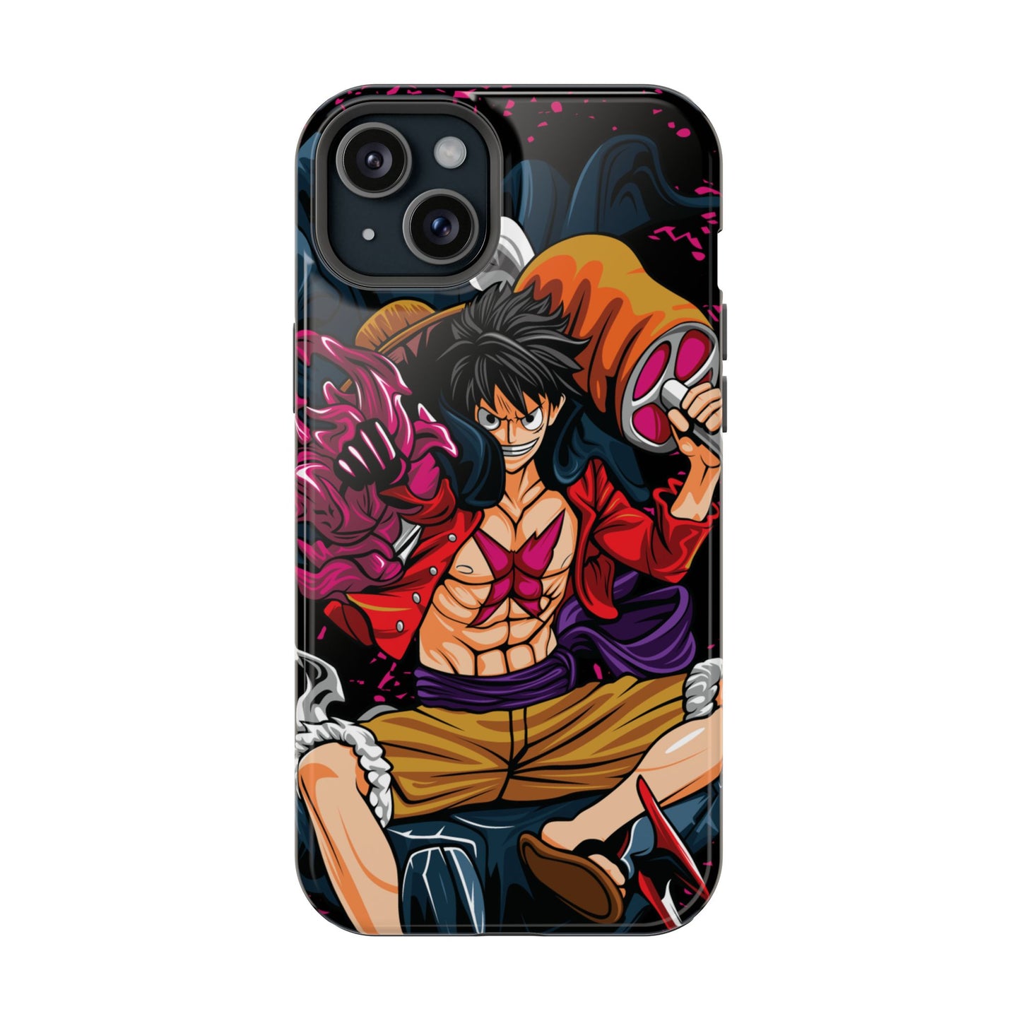 Monkey D. Luffy Magnetic Tough Case – Bold Straw Hat Captain Design