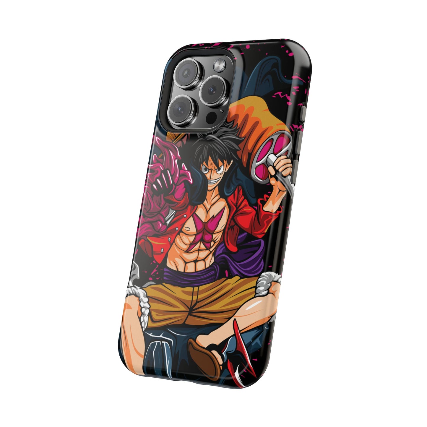 Monkey D. Luffy Magnetic Tough Case – Bold Straw Hat Captain Design