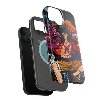 Monkey D. Luffy Magnetic Tough Case – Bold Straw Hat Captain Design