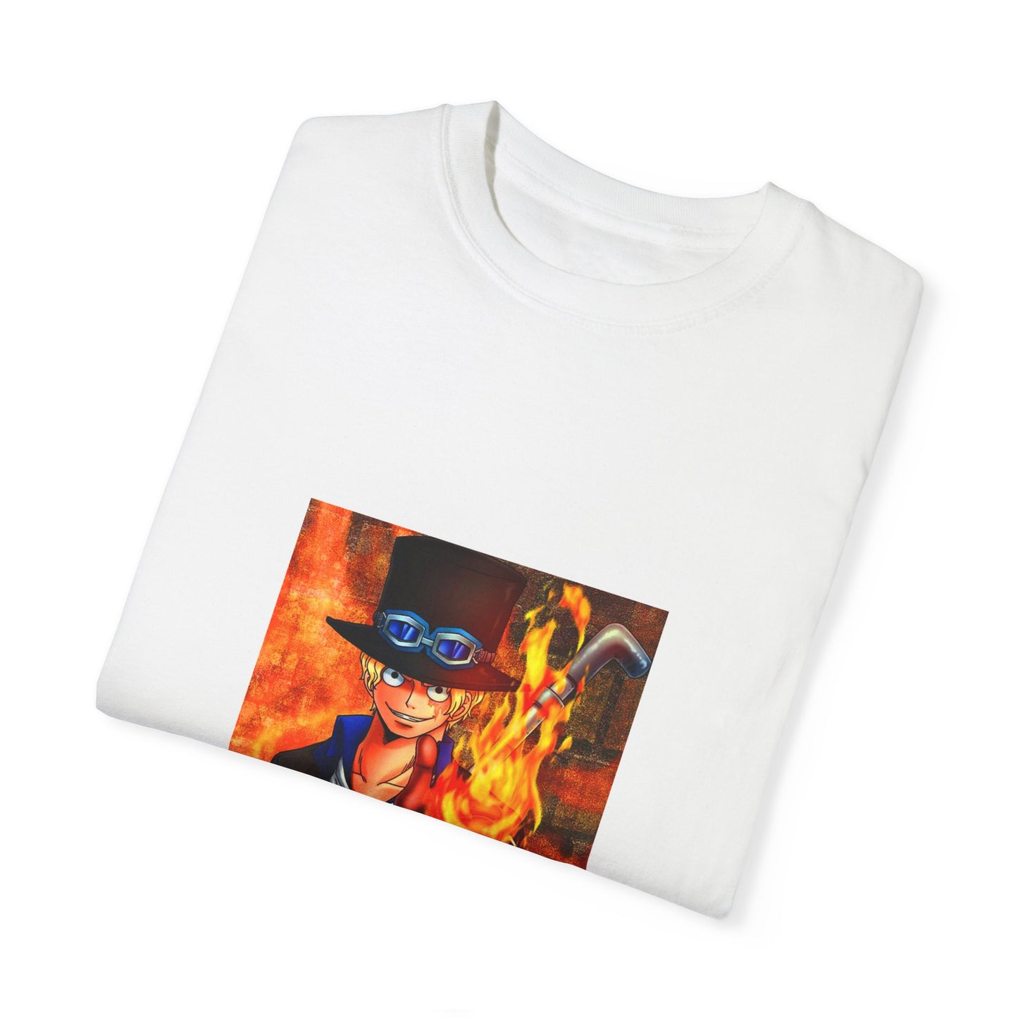 Sabo Garment-Dyed Unisex T-Shirt – Revolutionary Flame