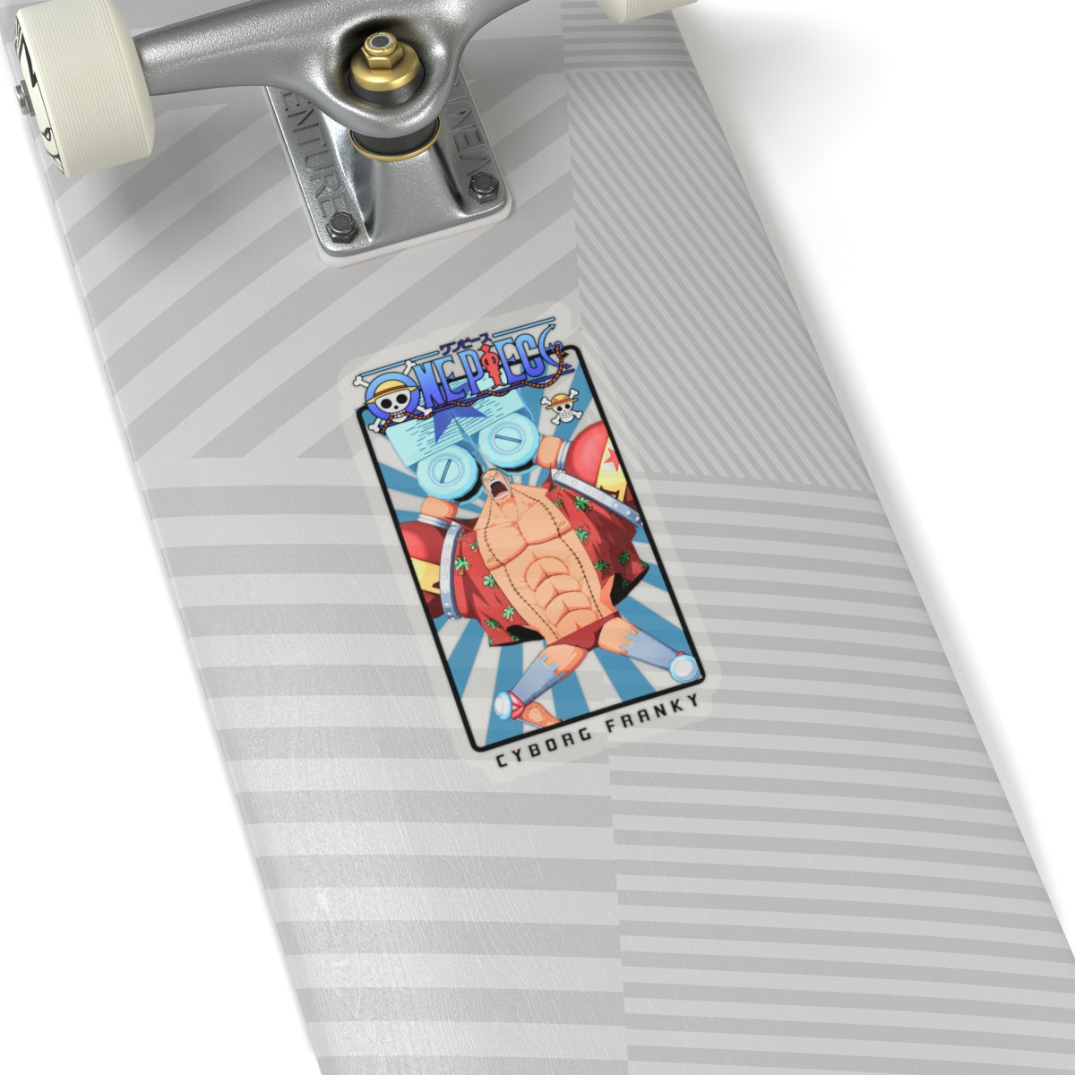 Cyborg Franky Vinyl Sticker – One Piece’s Shipwright Extraordinaire