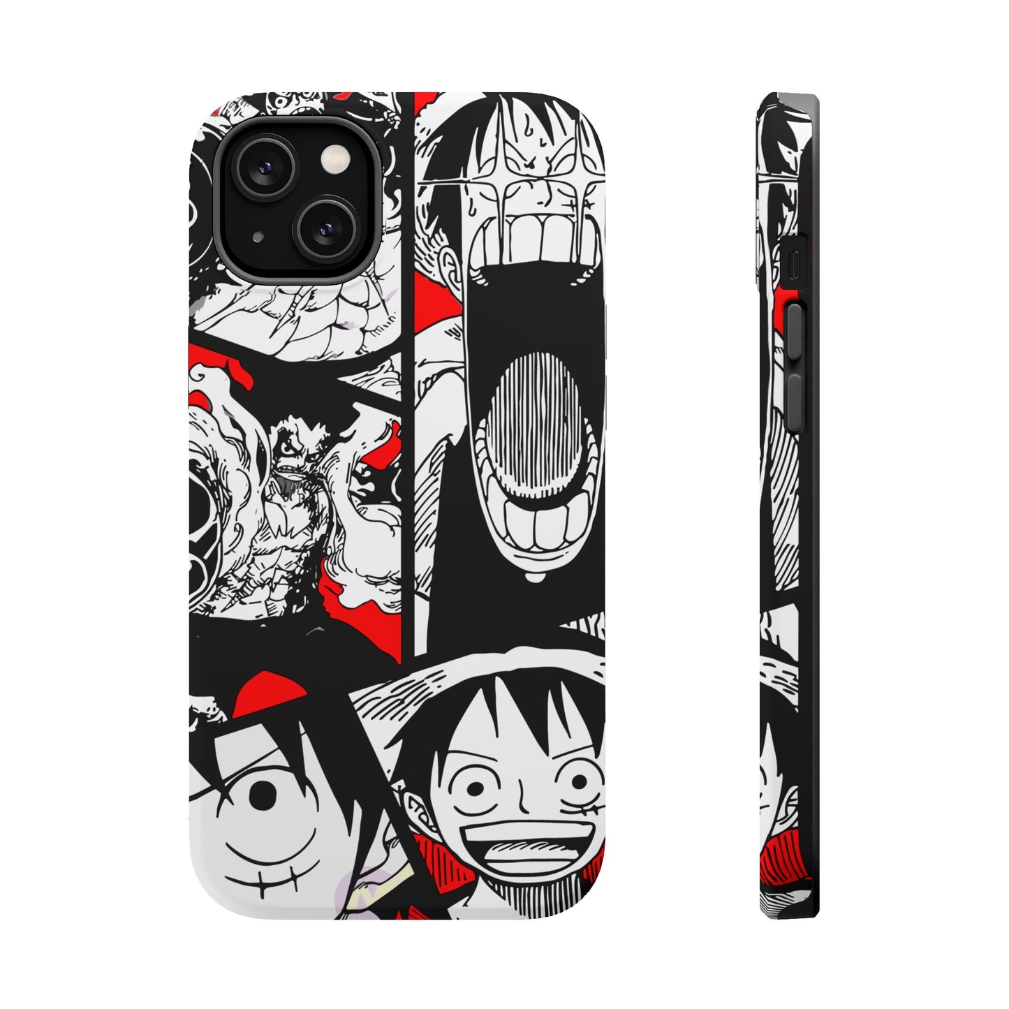 Luffy & Gear 5 Manga Tough Magnetic iPhone Case – Bold Adventure Design