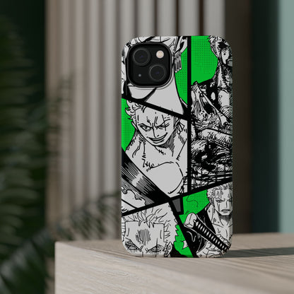 Zoro Magnetic Tough iPhone Case – Embrace the Spirit of the Swordsman