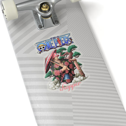 Elegant Chopper Samurai Sticker – A Unique Blend of Tradition and Charm