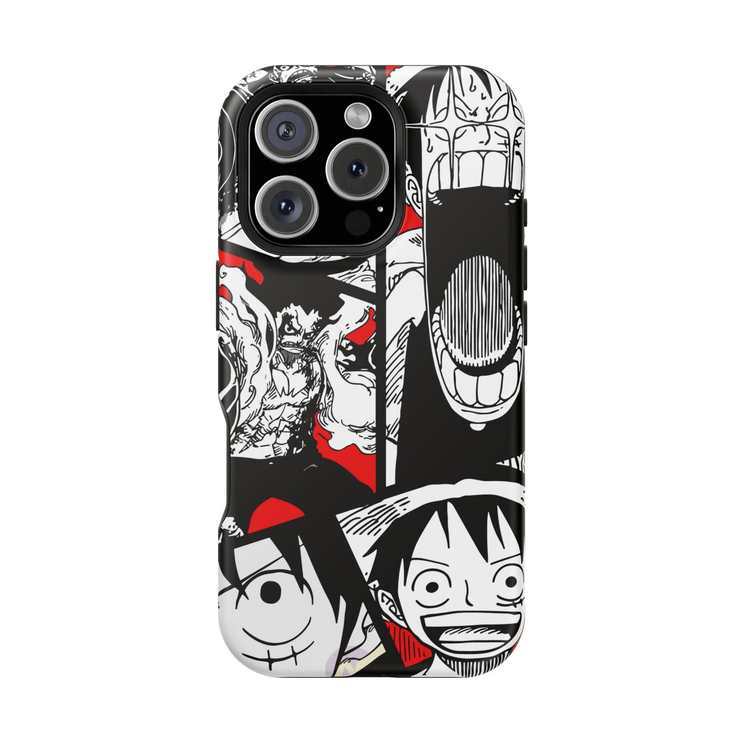 Luffy & Gear 5 Manga Tough Magnetic iPhone Case – Bold Adventure Design