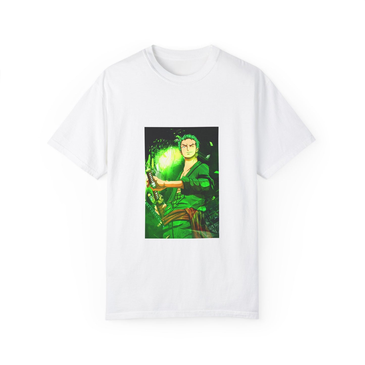 Garment-Dyed Roronoa Zoro T-Shirt – One Piece Swordsman Design