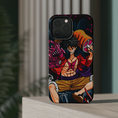 Monkey D. Luffy Magnetic Tough Case – Bold Straw Hat Captain Design