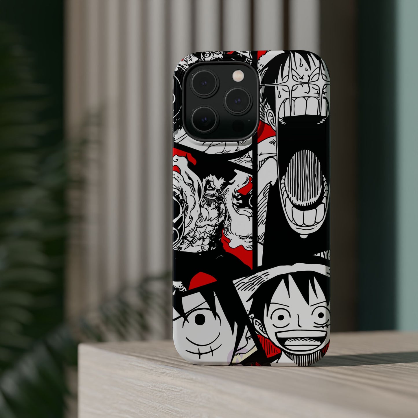 Luffy & Gear 5 Manga Tough Magnetic iPhone Case – Bold Adventure Design