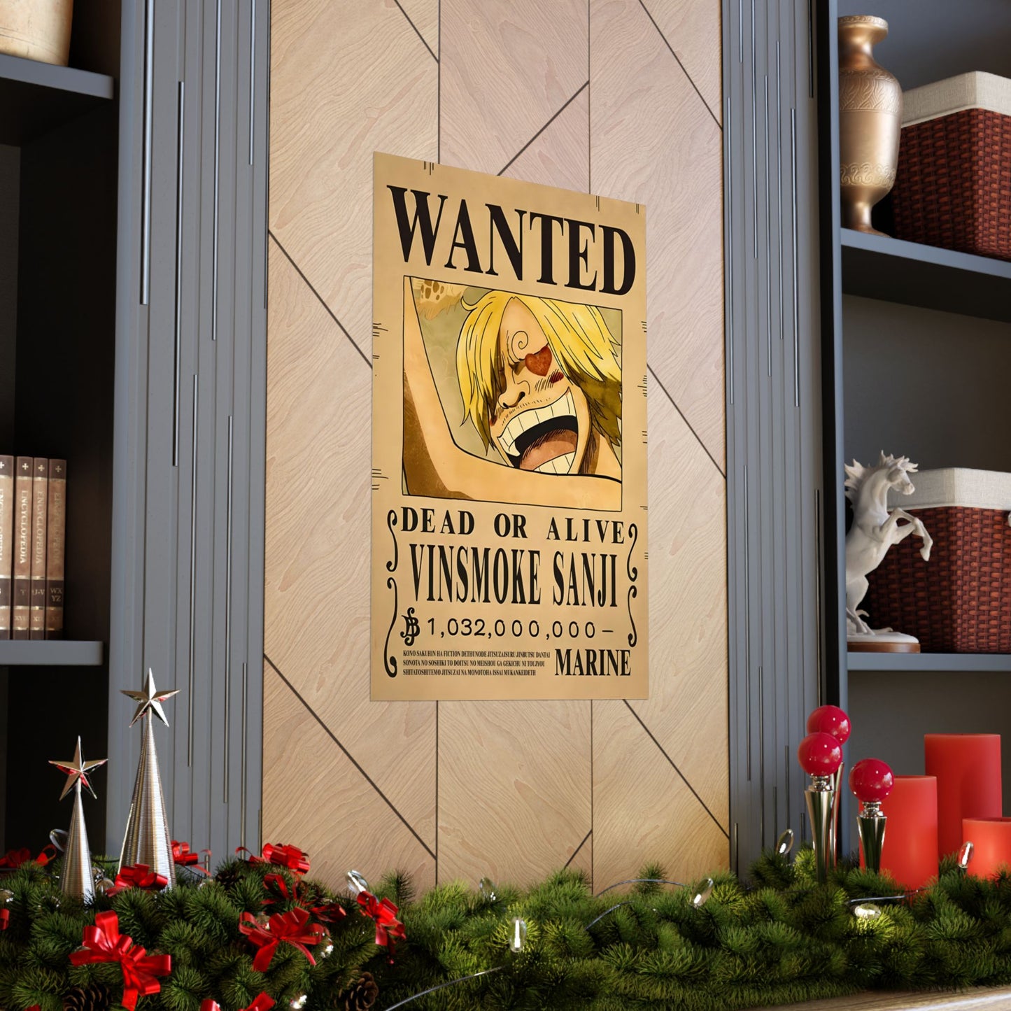 One Piece Vinsmoke Sanji Wanted Poster - Premium Matte Art Print