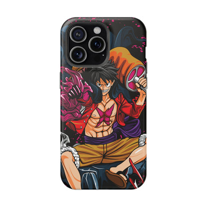 Monkey D. Luffy Magnetic Tough Case – Bold Straw Hat Captain Design