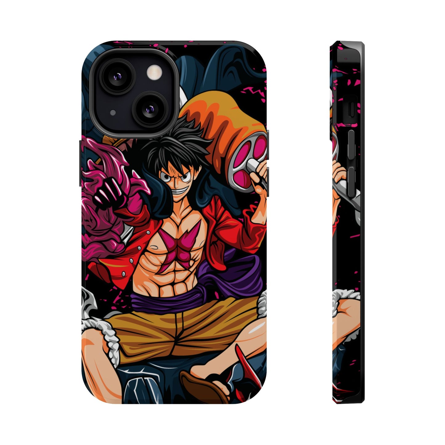 Monkey D. Luffy Magnetic Tough Case – Bold Straw Hat Captain Design