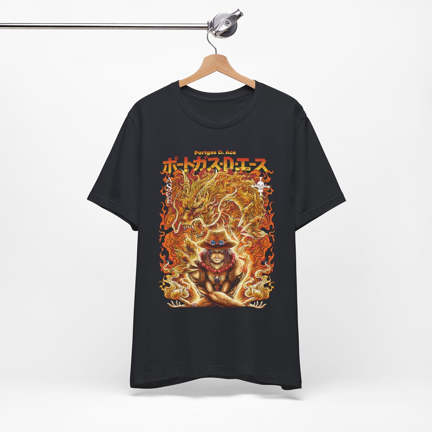 Portgas D. Ace Flame Dragon Tee – One Piece Fire Fist Graphic T-Shirt