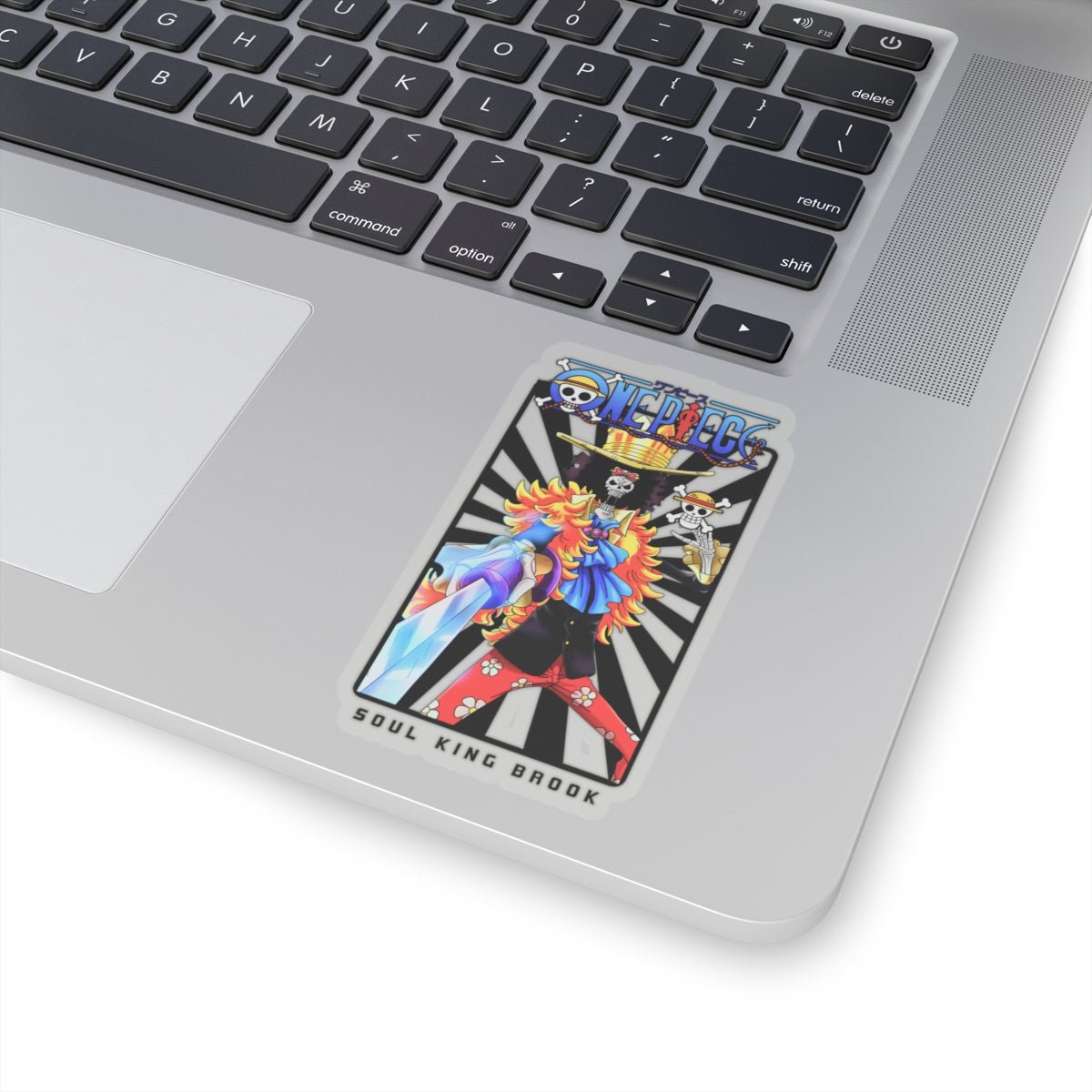 Soul King Brook Kiss-Cut Sticker – The Music Icon of One Piece