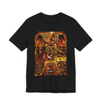 One Piece Fiery Heroes Tee – Straw Hats Graphic T-Shirt