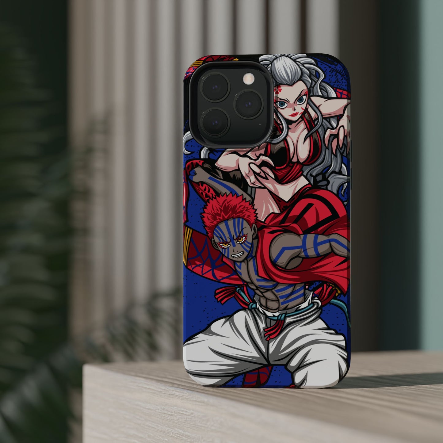 Akaza & Daki Tough Magnetic Case – Durable Anime-Inspired Design