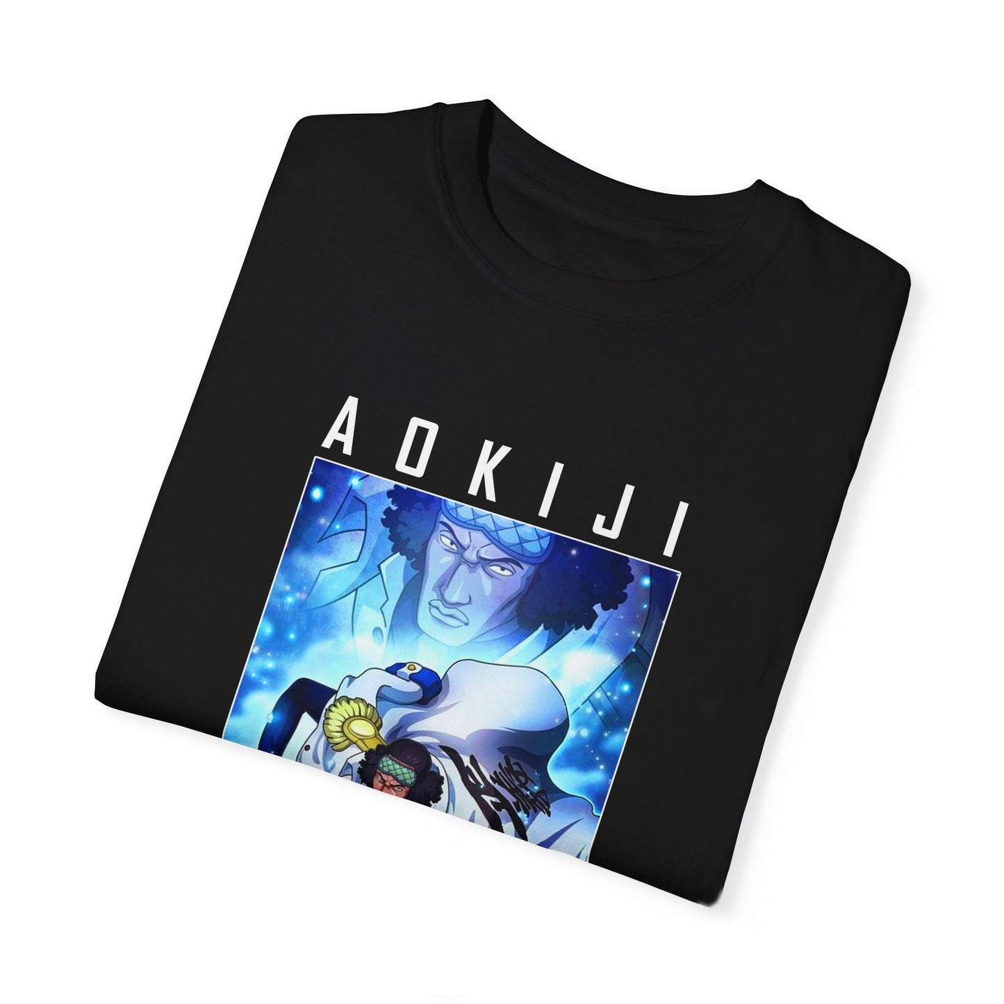 Garment-Dyed Aokiji T-Shirt – One Piece Ice Admiral’s Justice