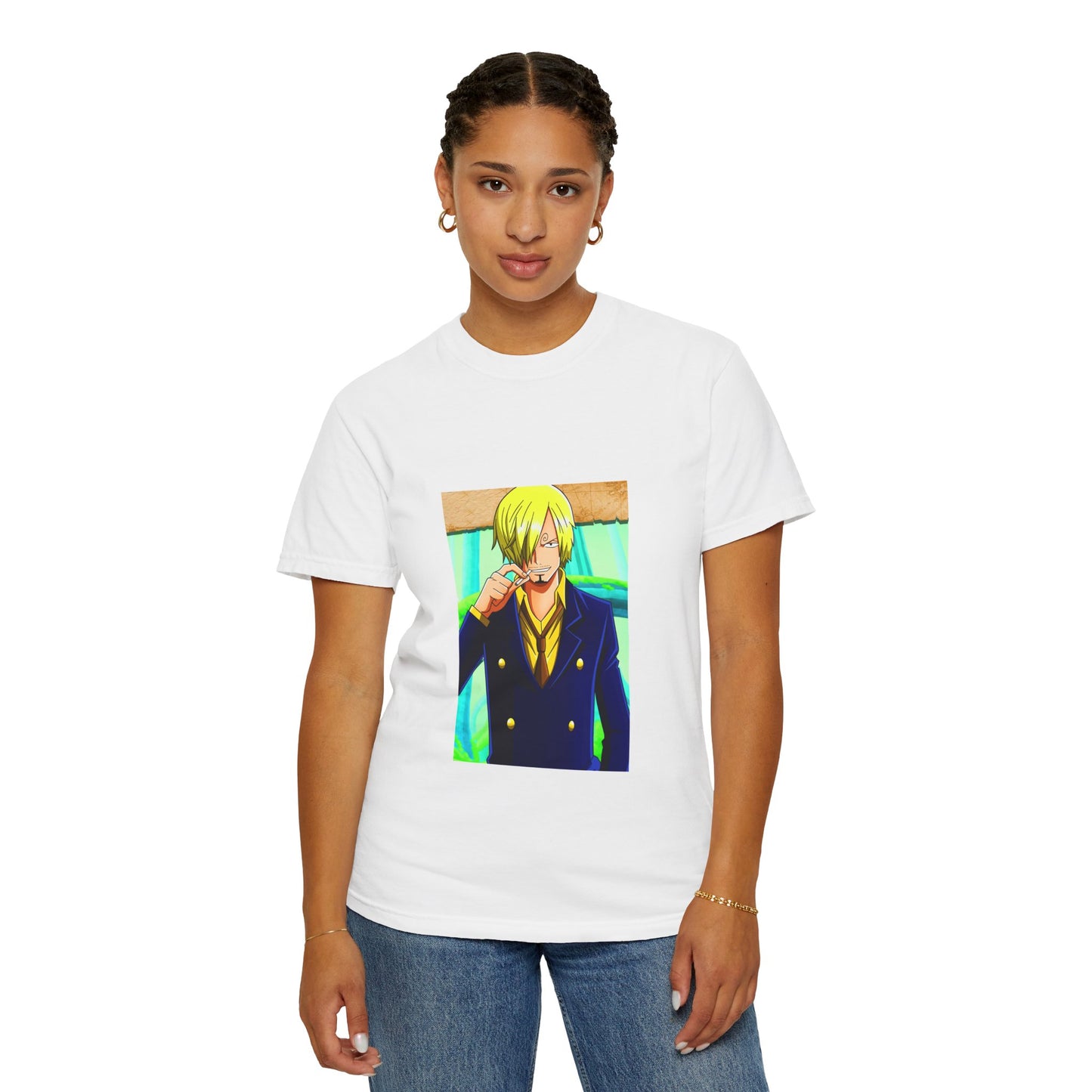 Vinsmoke Sanji Garment-Dyed T-Shirt – One Piece Chef of the Straw Hat Pirates