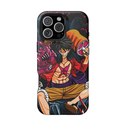 Monkey D. Luffy Magnetic Tough Case – Bold Straw Hat Captain Design