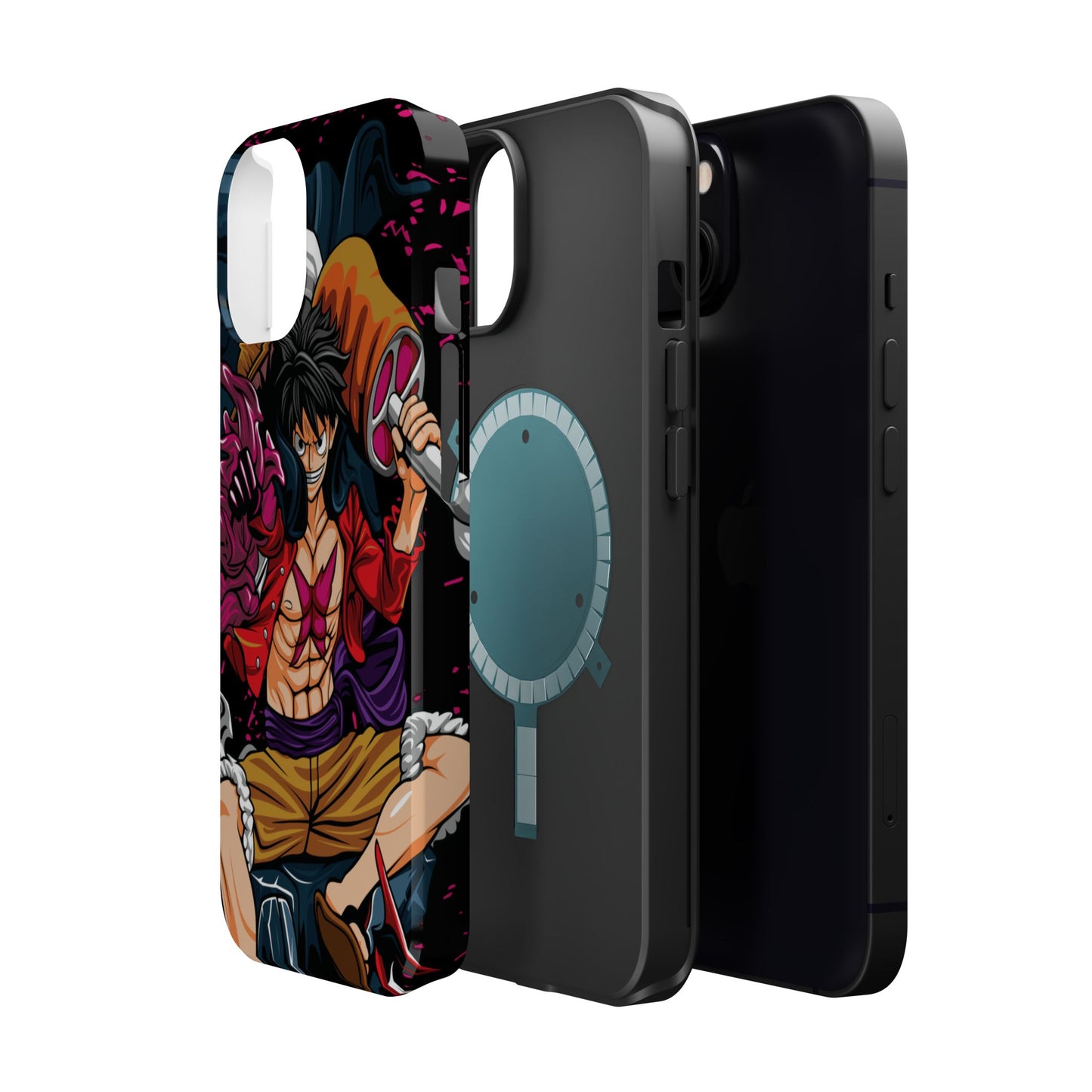 Monkey D. Luffy Magnetic Tough Case – Bold Straw Hat Captain Design