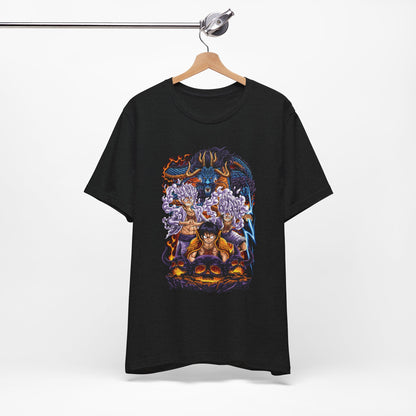 One Piece Wano Showdown Tee – Luffy vs Kaido Epic Battle T-Shirt