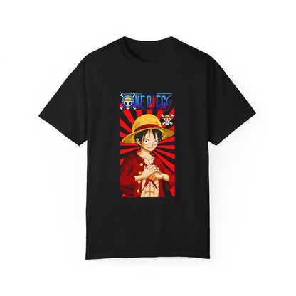 Garment-Dyed Monkey D. Luffy T-Shirt – One Piece The Future Pirate King