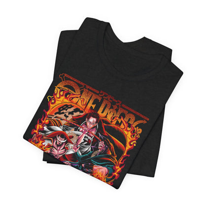 One Piece Legends Flame Tee – Luffy, Ace, Dragon, Shanks, Sabo & Whitebeard T-Shirt