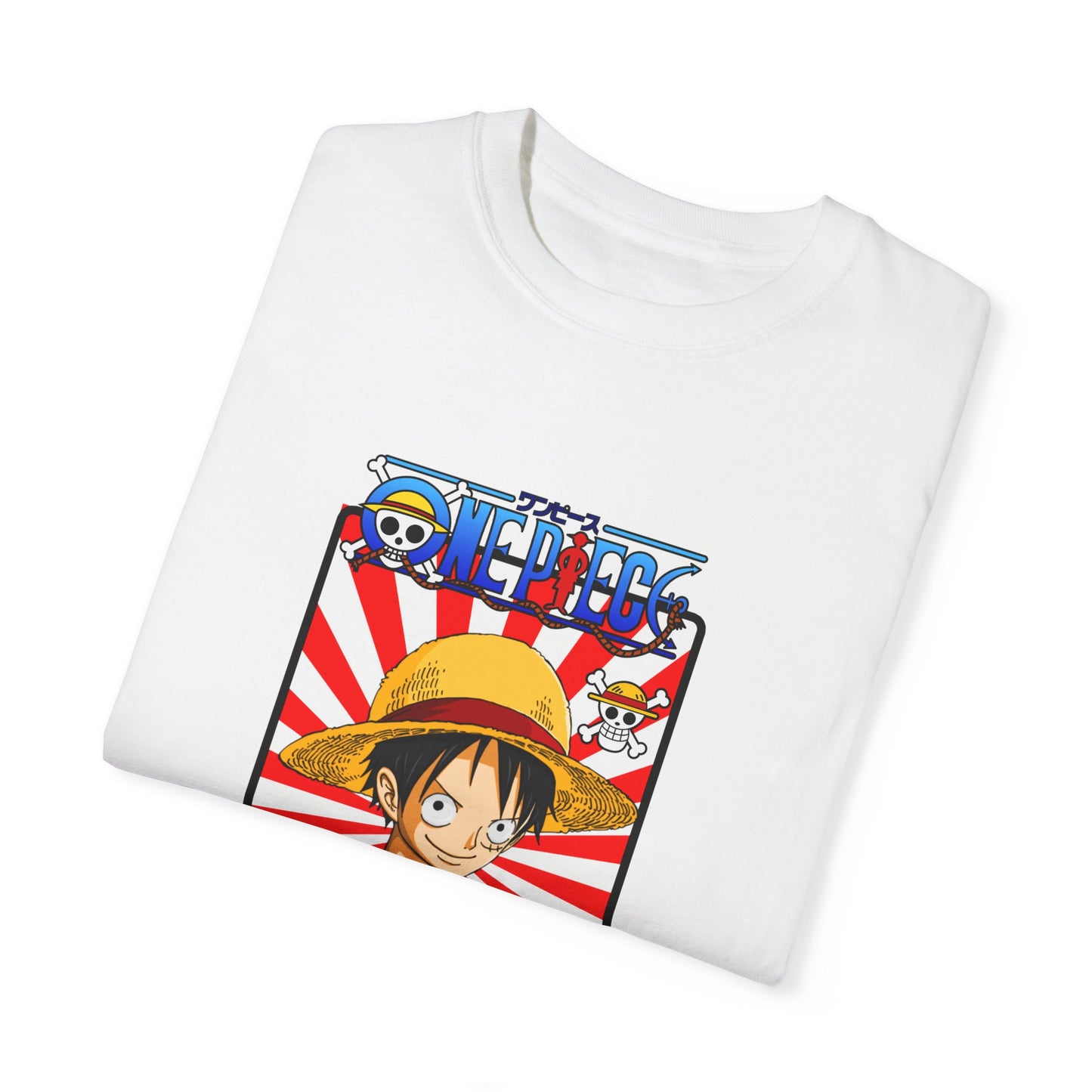 Garment-Dyed Monkey D. Luffy T-Shirt – One Piece The Future Pirate King