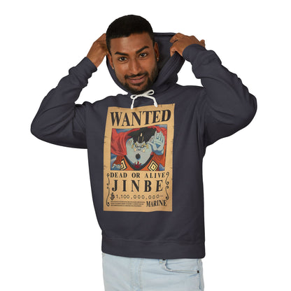 Jinbe Wanted Poster Hoodie – One Piece Pirate Bounty