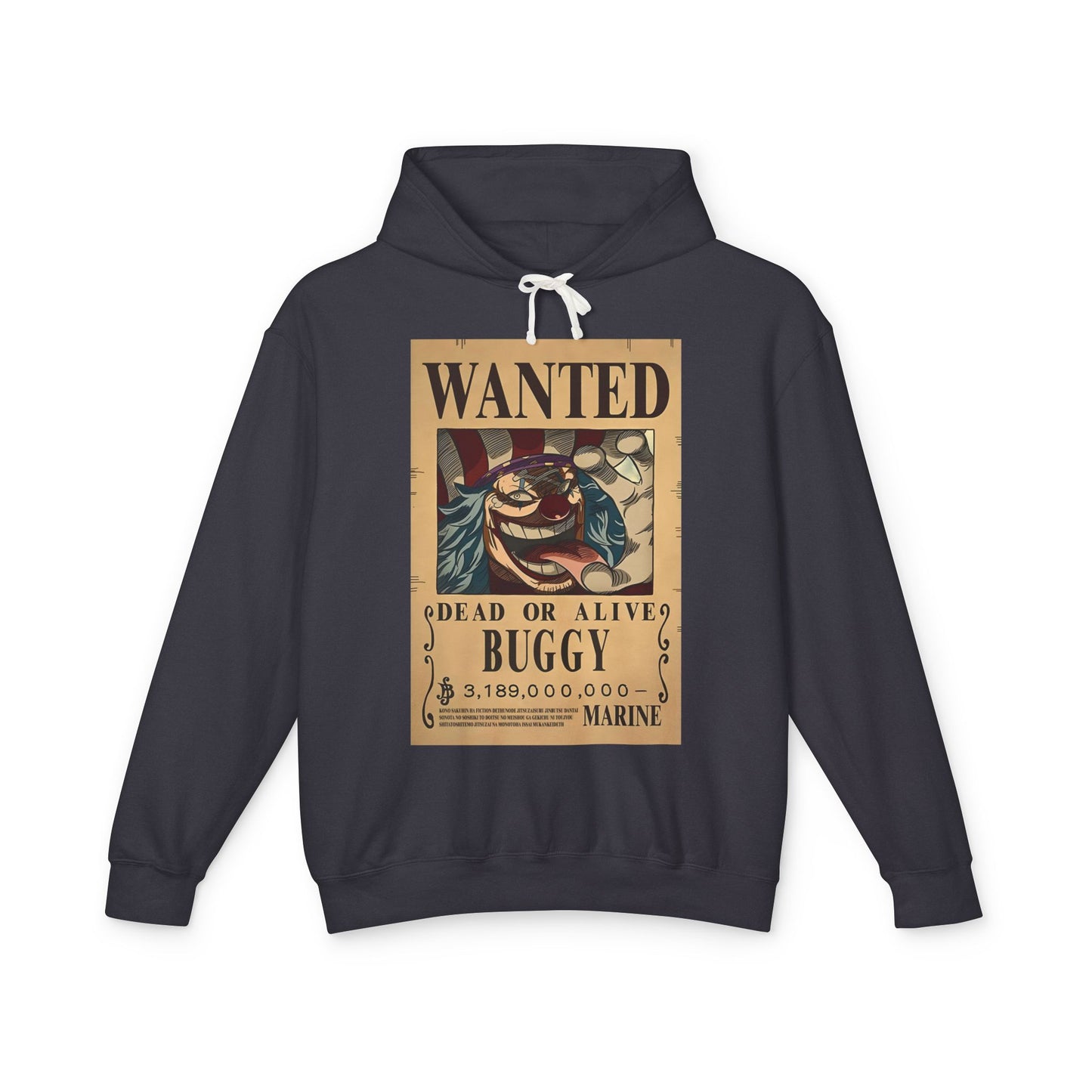 Buggy the Clown Wanted Poster Hoodie – One Piece Design