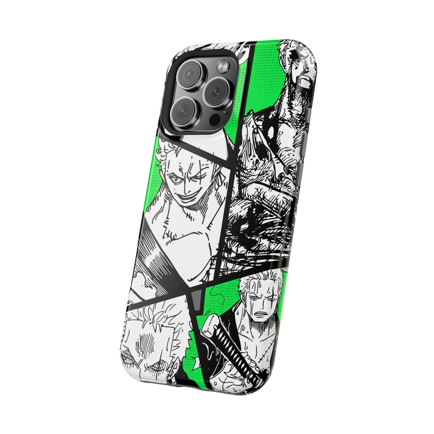 Zoro Magnetic Tough iPhone Case – Embrace the Spirit of the Swordsman