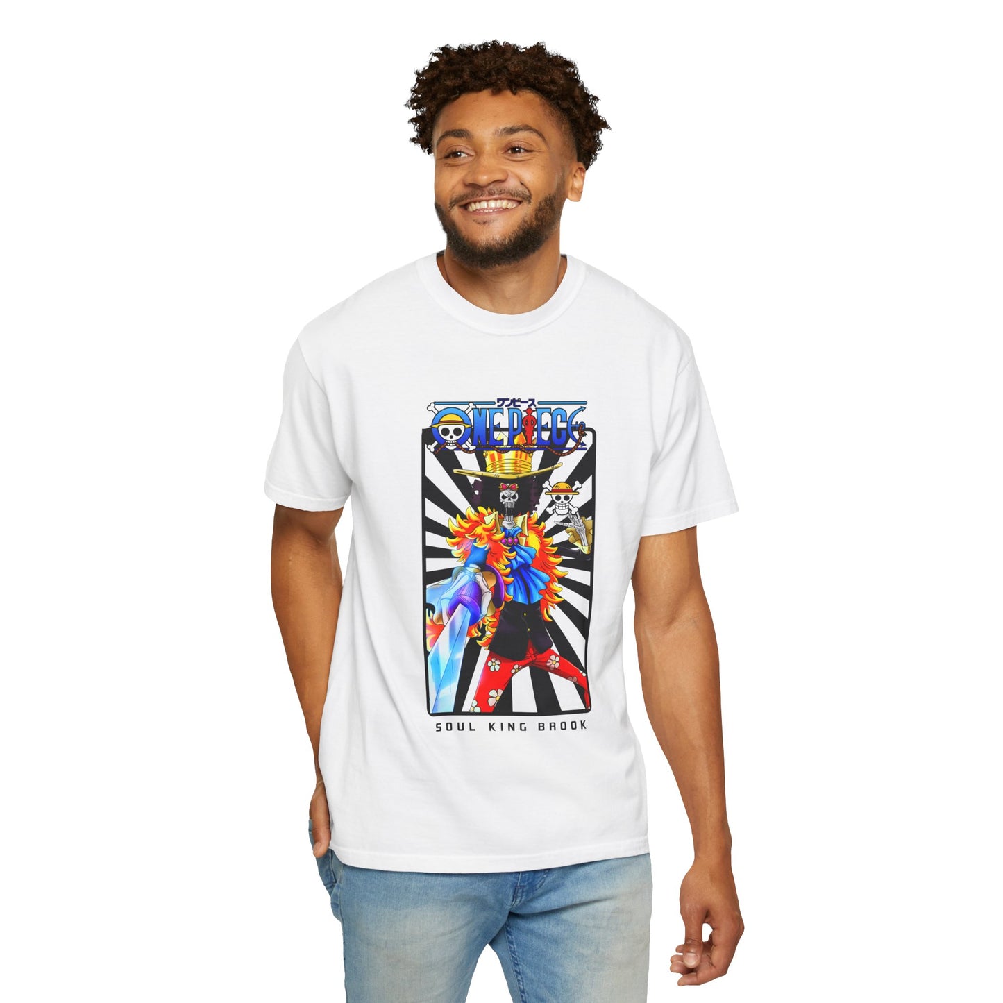 Garment-Dyed Brook T-Shirt – One Piece Soul King of the Straw Hats