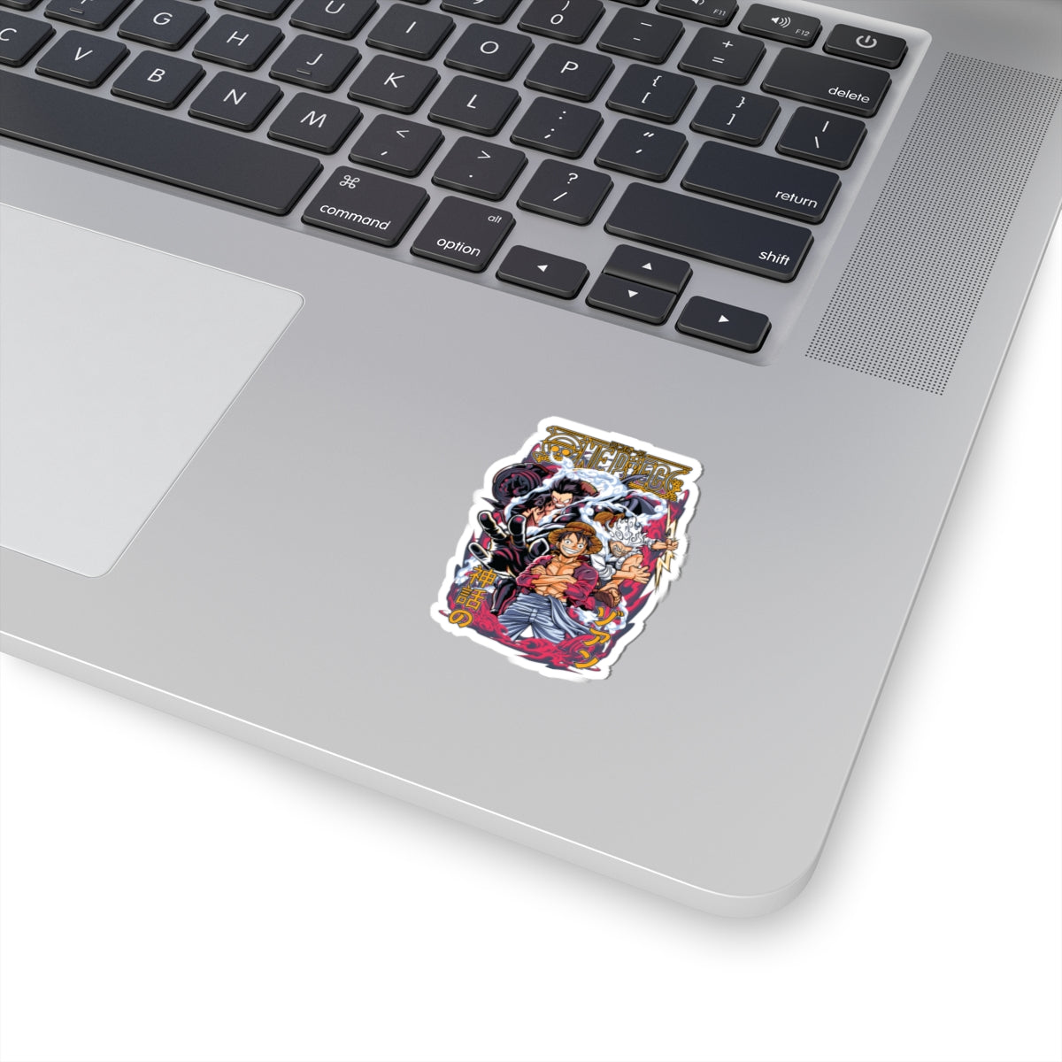 Luffy One Piece Kiss-Cut Sticker – Base Form, Gear 4, and Gear 5 Evolution