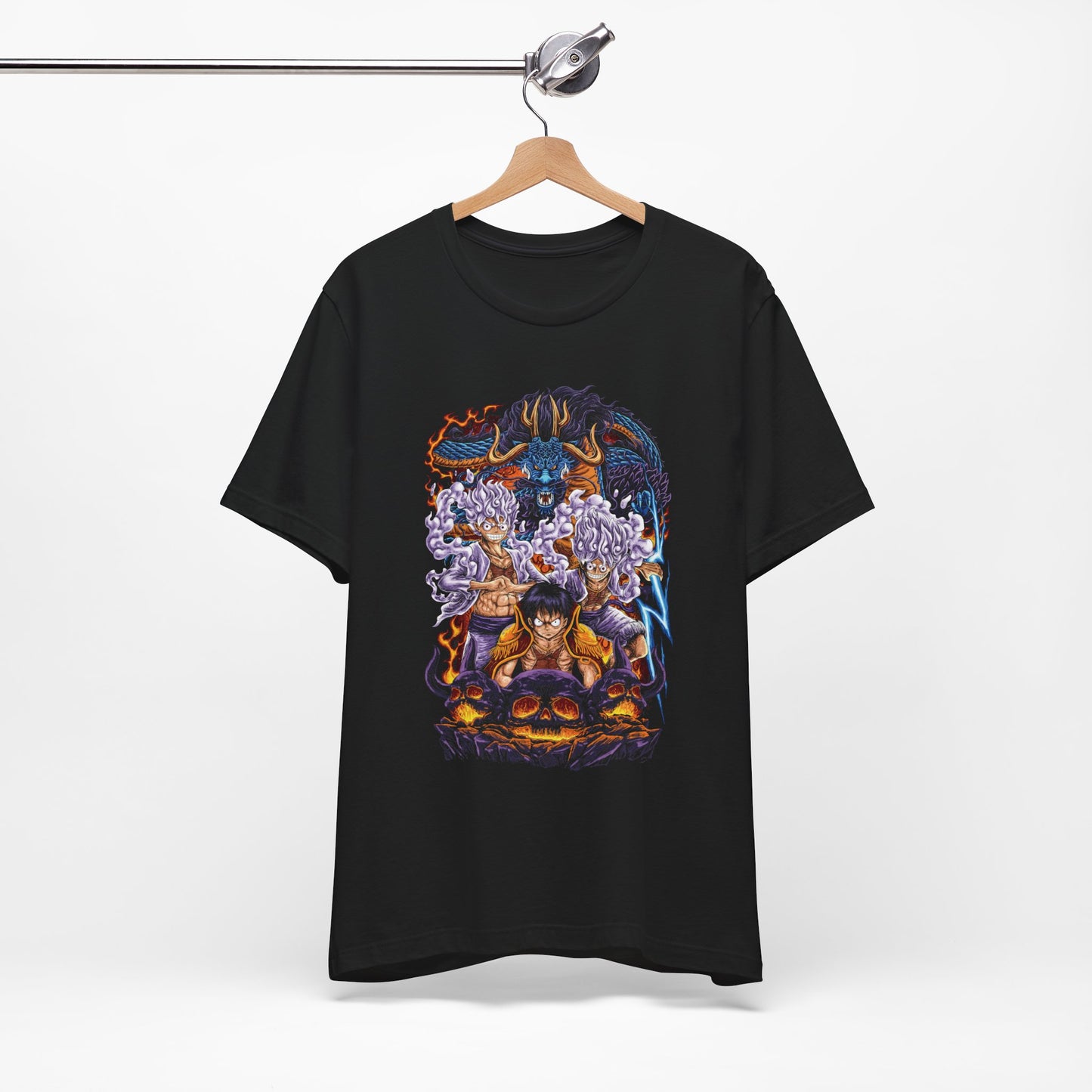 One Piece Wano Showdown Tee – Luffy vs Kaido Epic Battle T-Shirt