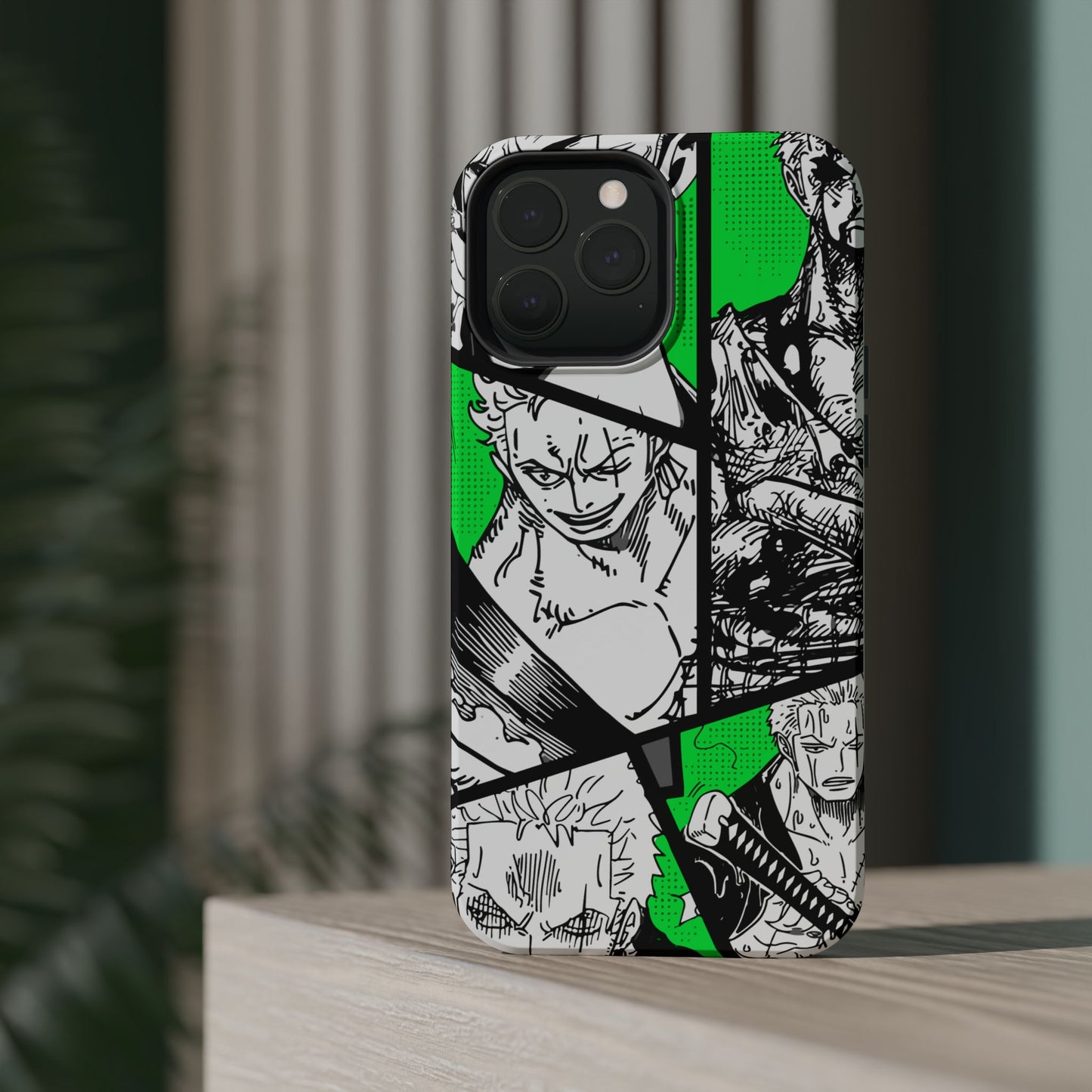 Zoro Magnetic Tough iPhone Case – Embrace the Spirit of the Swordsman