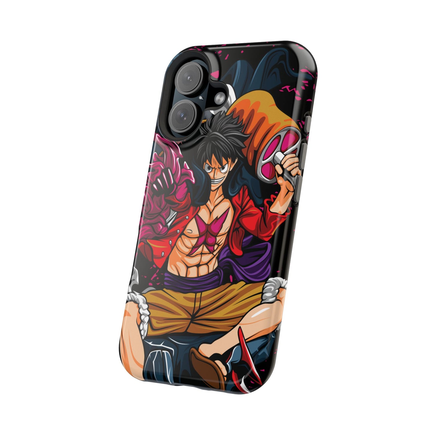 Monkey D. Luffy Magnetic Tough Case – Bold Straw Hat Captain Design