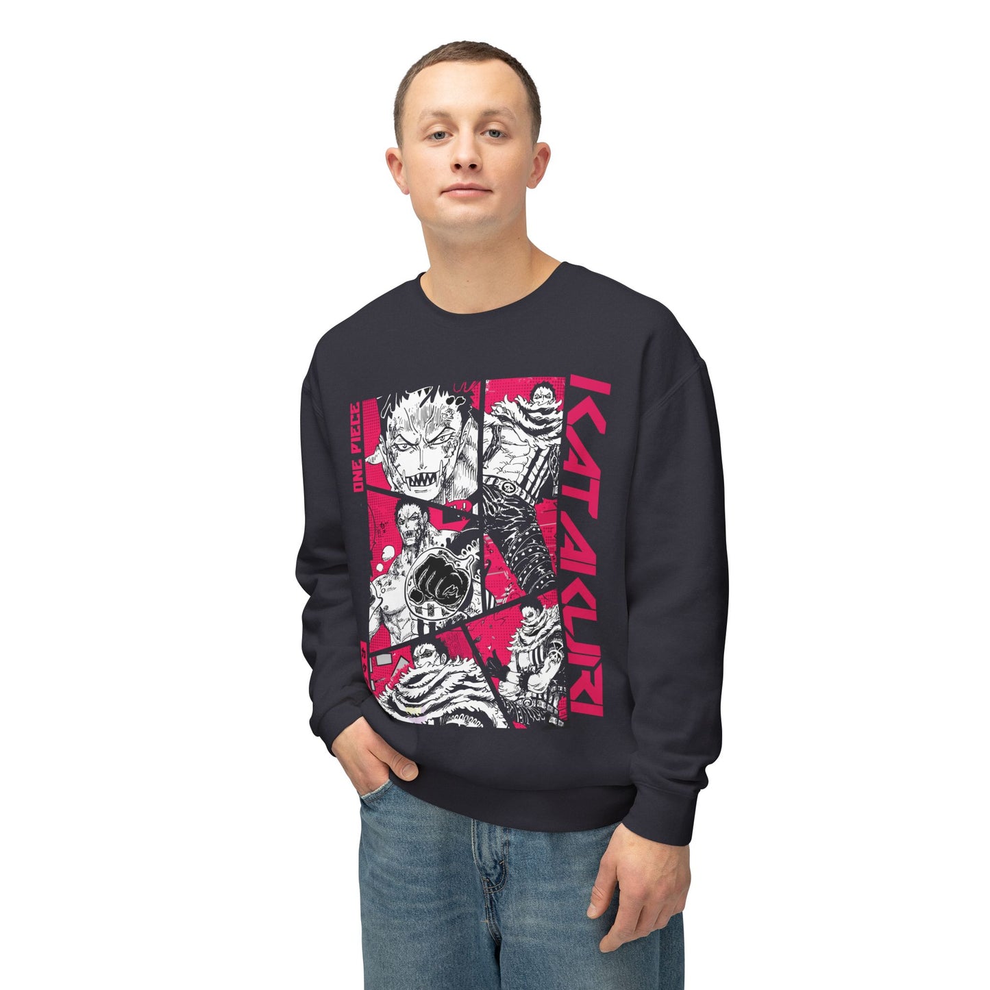 Katakuri Crewneck Sweatshirt - Intense One Piece Design