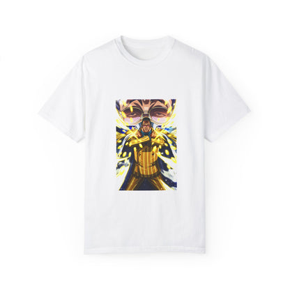 Garment-Dyed Kizaru “Lightspeed Justice” T-Shirt – One Piece Admiral Collection