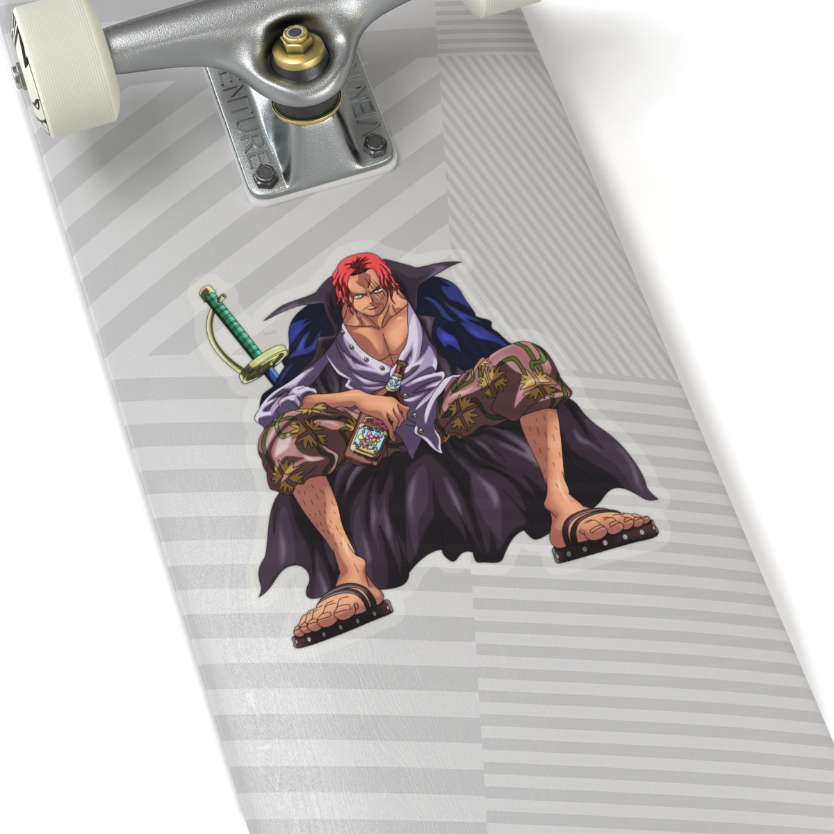 Shanks Kiss-Cut Sticker – The Legendary Red-Haired Pirate