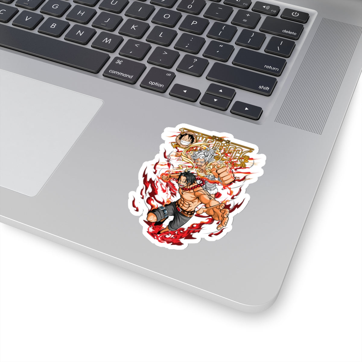 Ace and Luffy One Piece Kiss-Cut Sticker - Fire Fist Action