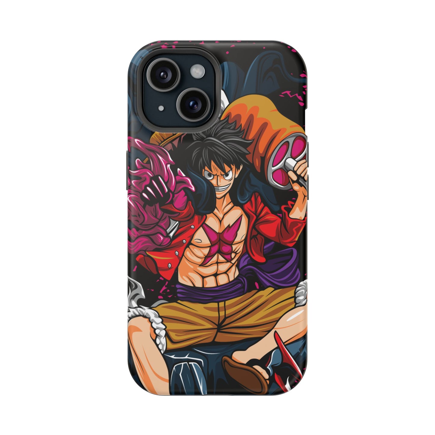 Monkey D. Luffy Magnetic Tough Case – Bold Straw Hat Captain Design