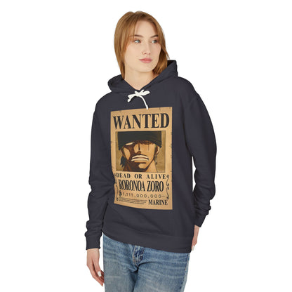 Roronoa Zoro Wanted Poster Hoodie – One Piece Pirate Hoodie